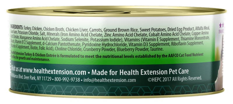 Health Extension Chicken and Turkey Entree Canned Cat Food