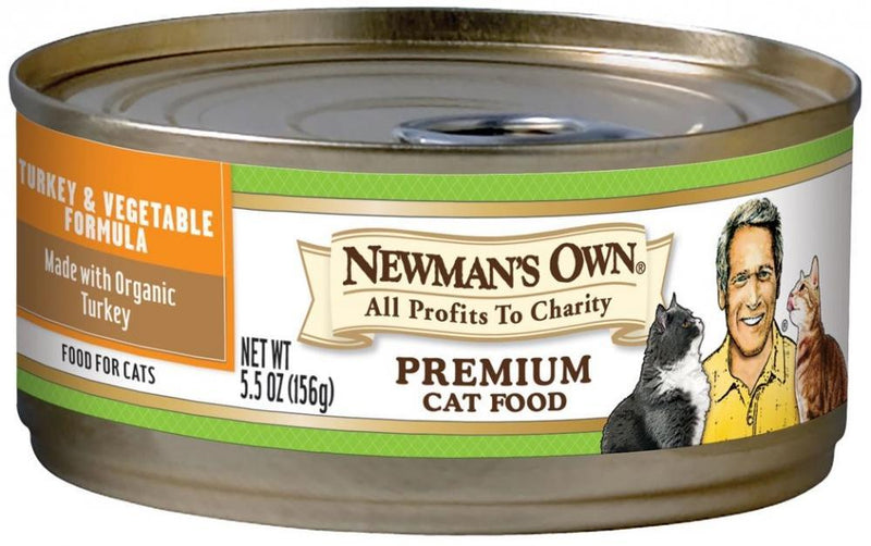 Newman's Own Organics Turkey and Vegetable Formula Canned Cat Food