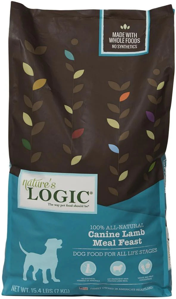 Nature's Logic Canine Lamb Meal Feast Dry Dog Food