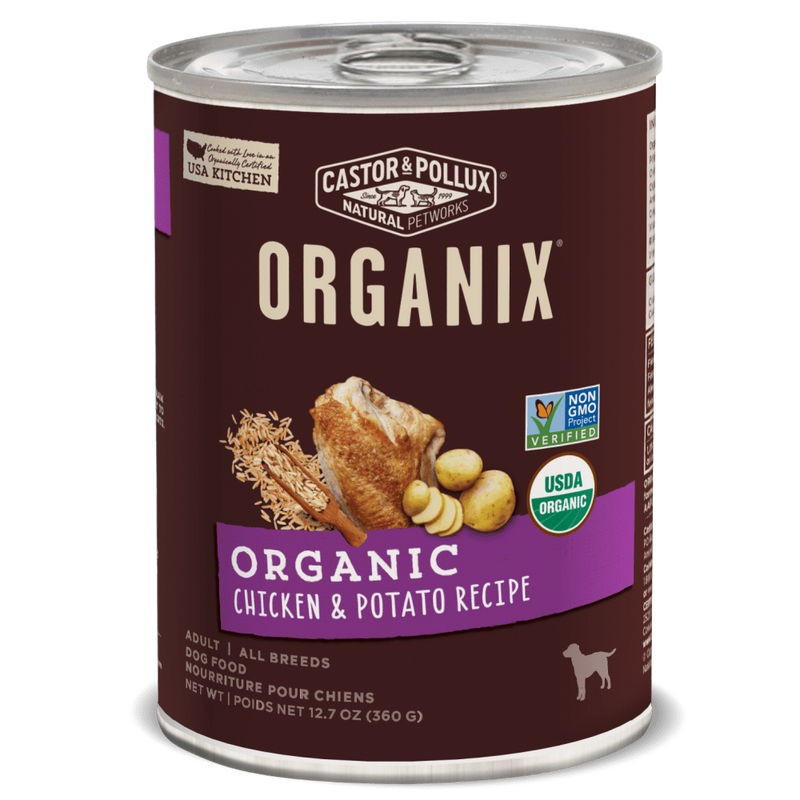 Castor and Pollux Organix Chicken And Potato Formula Canned Dog Food