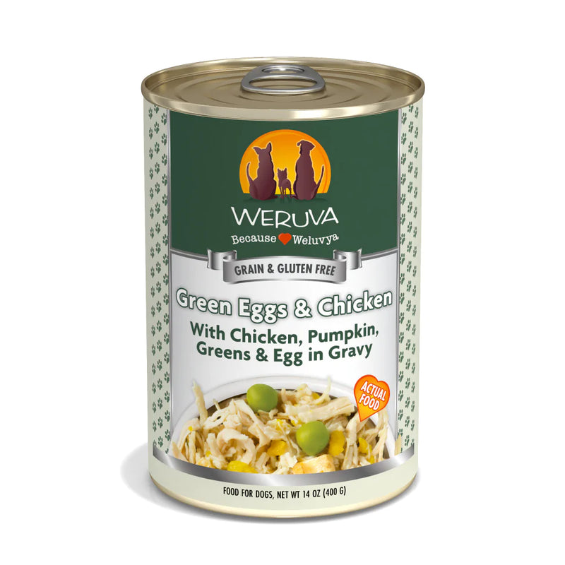 Weruva Green Eggs & Chicken with Chicken, Pumpkin, Greens & Eggs Canned Dog Food