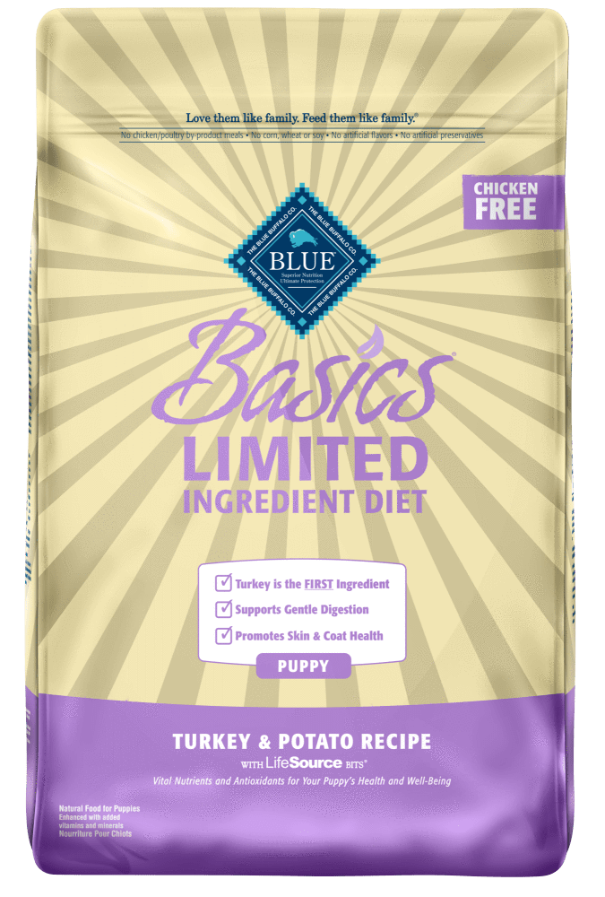 Blue Buffalo Basics Puppy Turkey & Potato Recipe Dry Dog Food