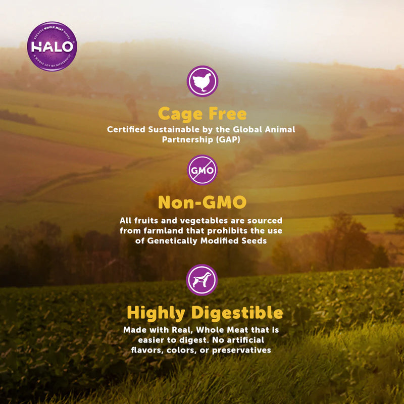 Halo Small Breed Holistic Chicken & Chicken Liver Recipe Dry Dog Food