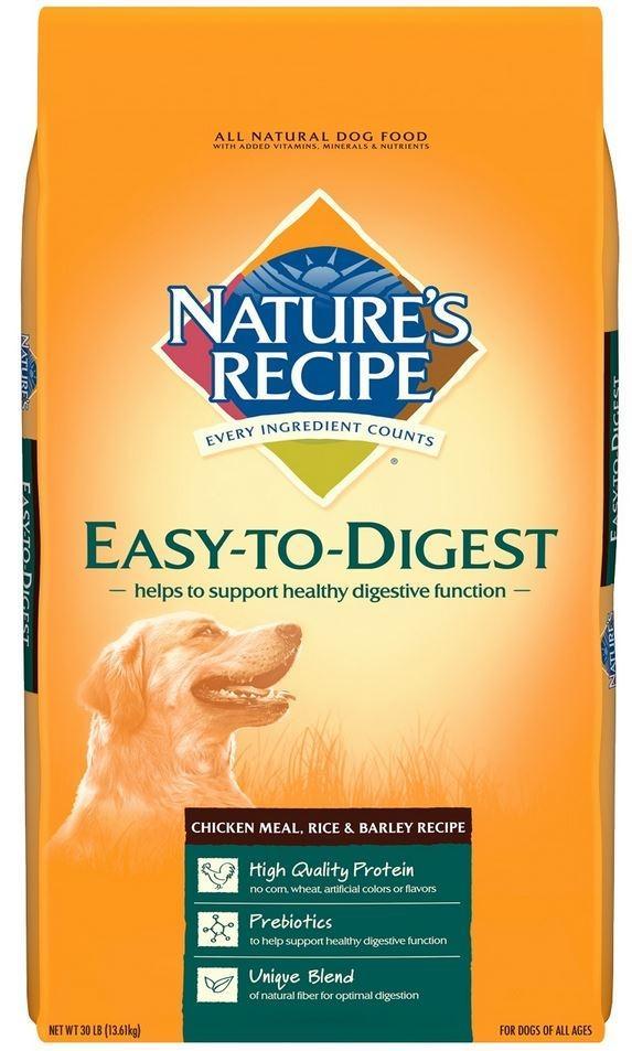 Nature's Recipe Easy To Digest Chicken Meal, Rice and Barley Dry Dog Food