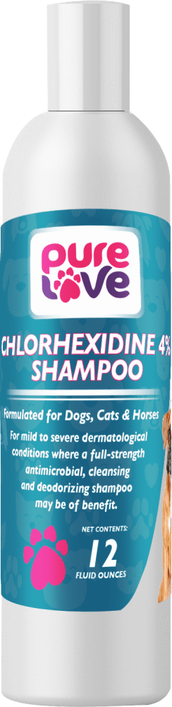 Pure Love Chlorhexidine 4% Shampoo for Dogs and Cats