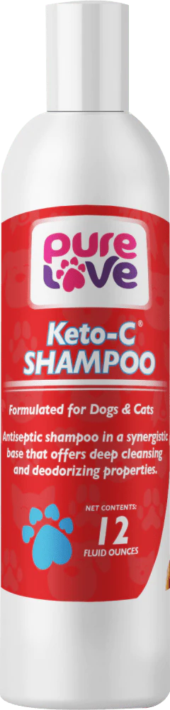 Pure Love Ketoconazole 1%, Chlorhexidine 2% Shampoo for Dogs and Cats