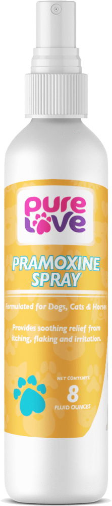 Pure Love Pramoxine Spray For Dogs and Cats