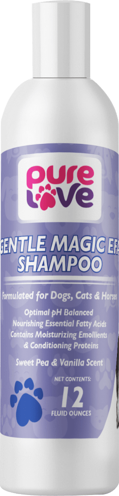 Pure Love Gentle Magic EFA Shampoo-Sweet Pea and Vanilla Scent For Dogs and Cats