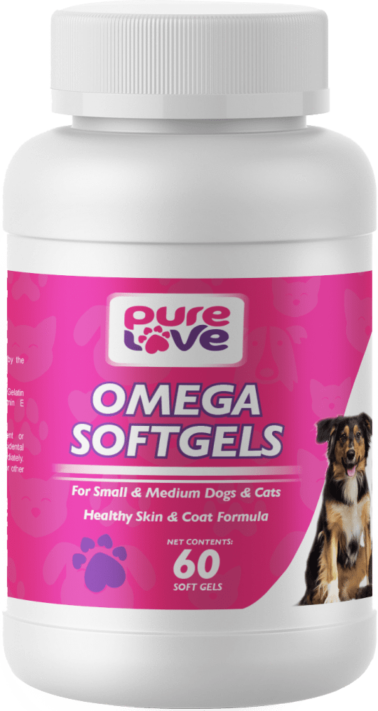 Pure Love Omega V3 SoftGels for Small to Medium Dogs and Cats