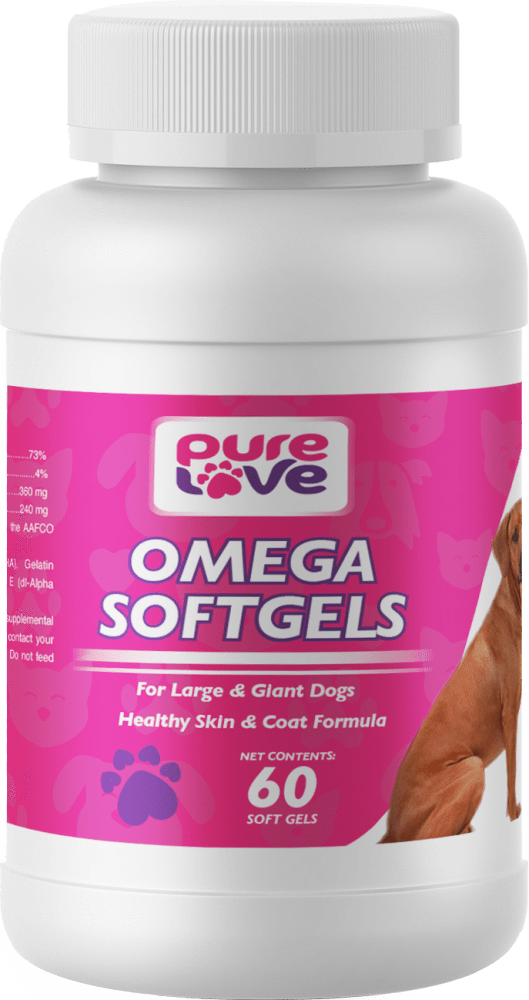 Pure Love Omega V3 SoftGels for Large and Giant Dogs