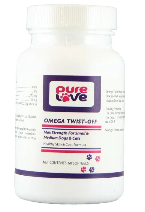 Pure Love Omega Twist Off for Small and Medium Dogs