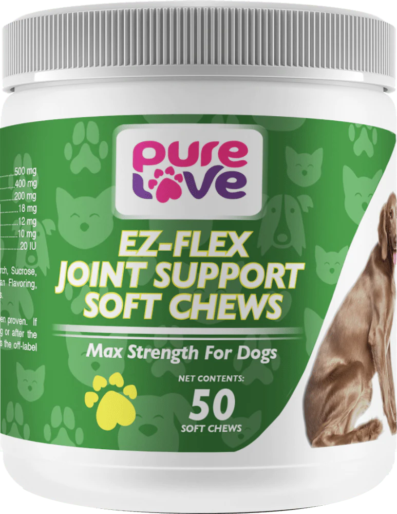 Pure Love Ez-Flex Joint Support Soft Chews for Dogs