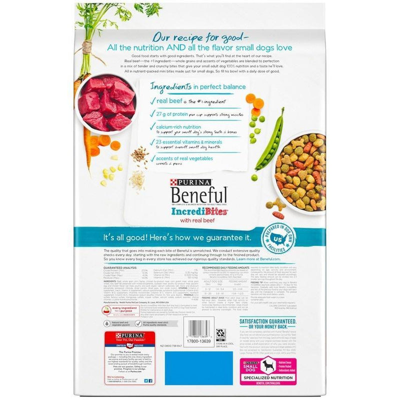 Beneful IncrediBites for Small Dogs with Real Beef Dry Dog Food