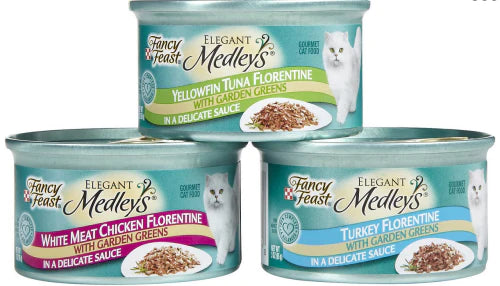 Fancy Feast Elegant Florentine Variety Pack Canned Cat Food