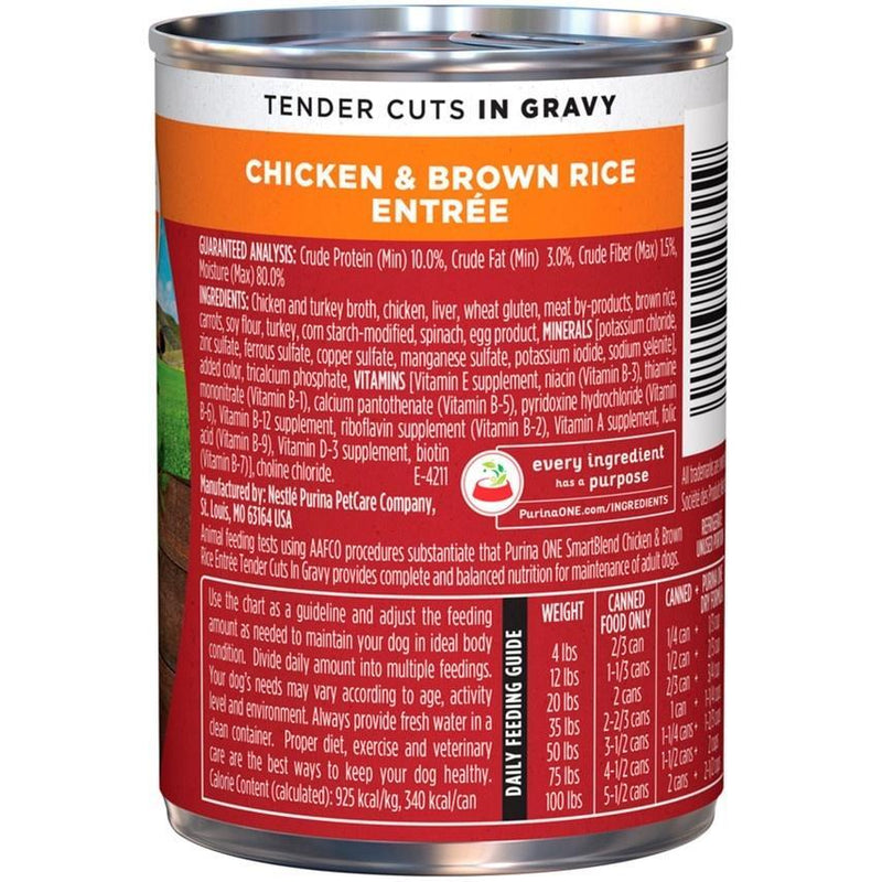 Purina ONE Tender Cuts Wholesome Chicken Canned Dog Food