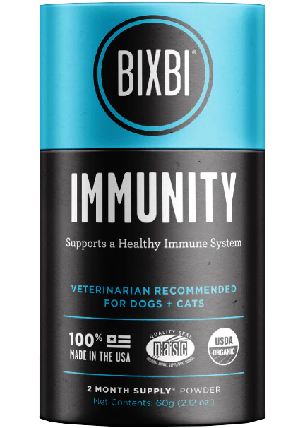 Bixbi Organic Pet Superfood IMMUNITY Premium Supplement For Dogs and Cats