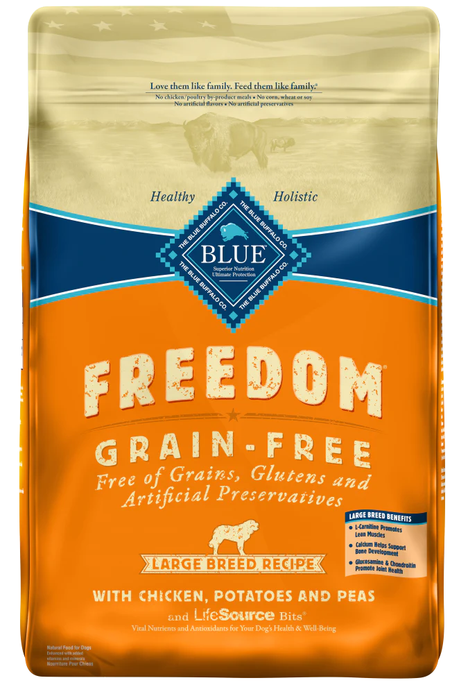 Blue Buffalo Freedom Grain Free Chicken Recipe Large Breed Adult Dry Dog Food