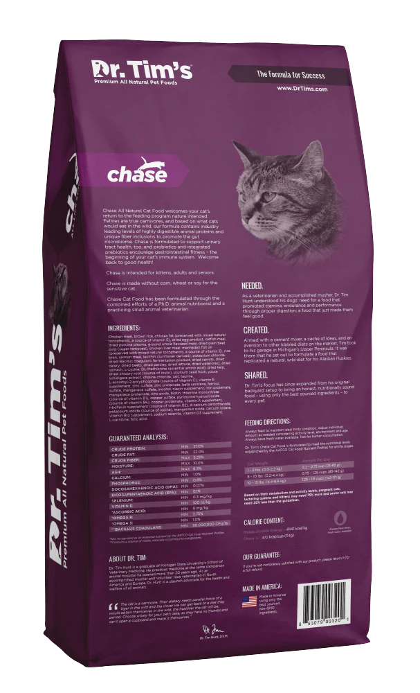 Dr. Tim's Chase All Life Stages Dry Cat Food