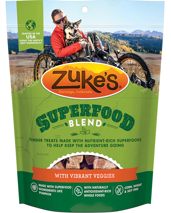 Zukes SuperFood Blend with Vibrant Veggies Dog Treats