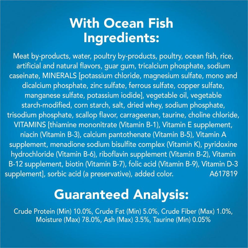 Friskies Tasty Treasures Pate Ocean Fish & Scallop Canned Cat Food