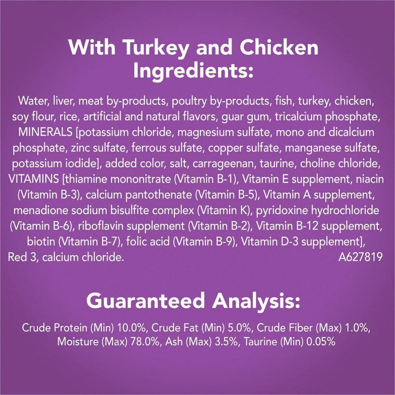 Friskies Tasty Treasures Pate Turkey & Chicken Dinner Canned Cat Food