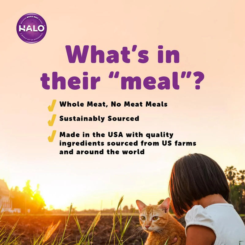 Halo Grain Free Indoor Cat Whitefish Pate Canned Cat Food