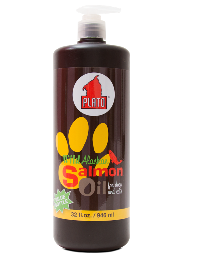 Plato Wild Alaskan Salmon Oil For Dogs & Cats