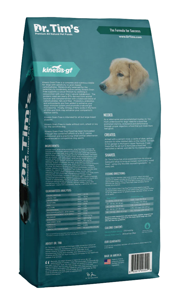 Dr. Tim's Kinesis Grain Free Dry Dog Food