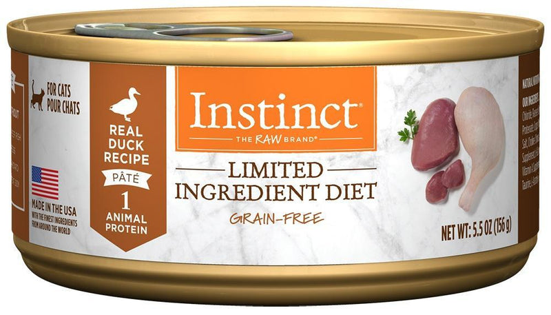 Nature's Variety Instinct Grain Free LID Duck Canned Cat Food