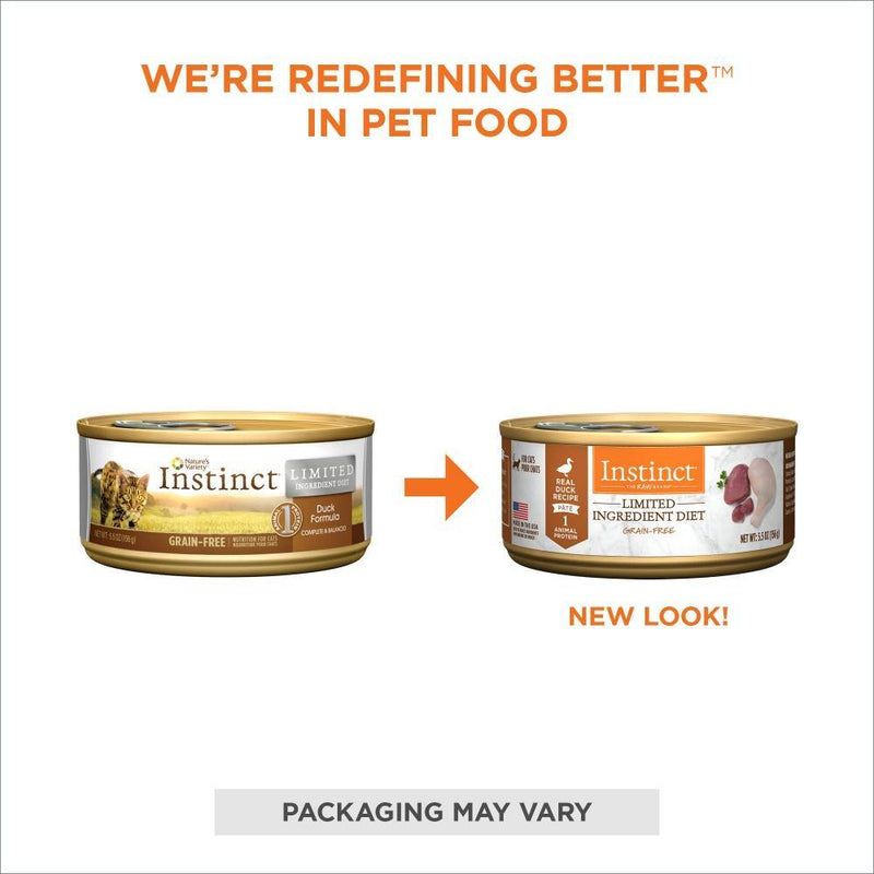 Nature's Variety Instinct Grain Free LID Duck Canned Cat Food
