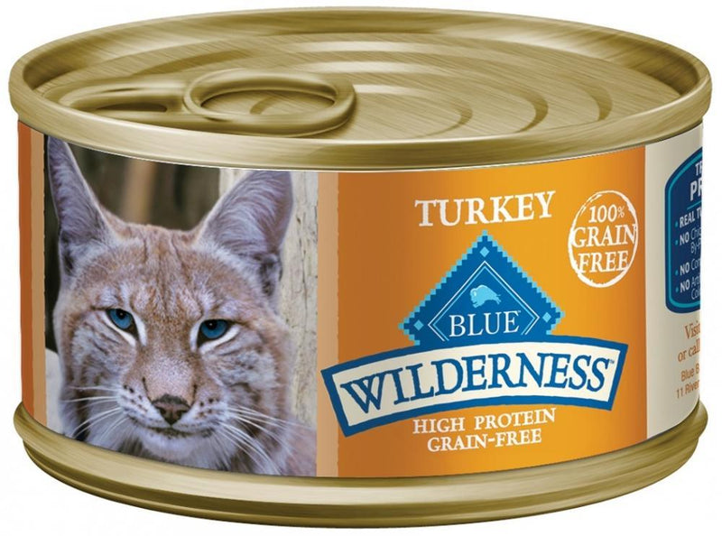 Blue Buffalo Wilderness Grain Free Turkey Canned Cat Food