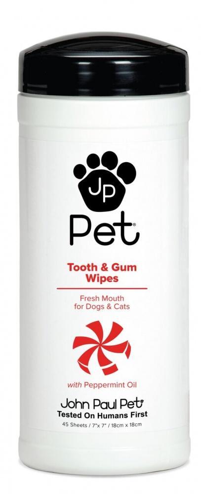 John Paul Pet Tooth and Gums Dog Wipes