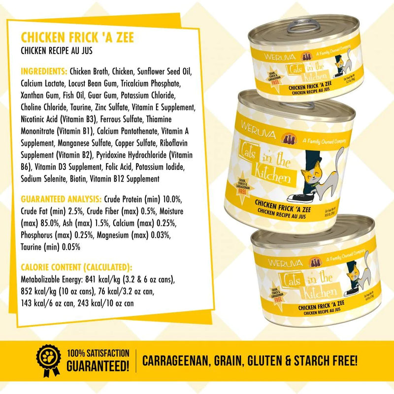 Weruva Cats in the Kitchen Chicken Frick A Zee Canned Cat Food
