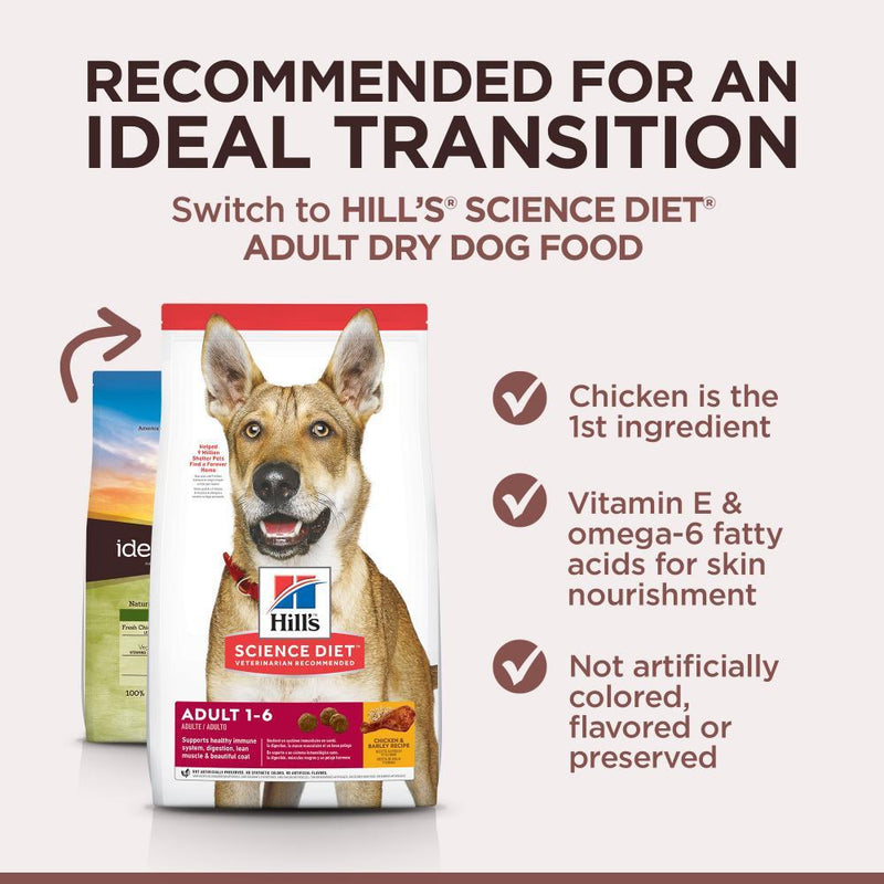 Hill's Ideal Balance Natural Chicken and Brown Rice Adult Recipe Dry Dog Food
