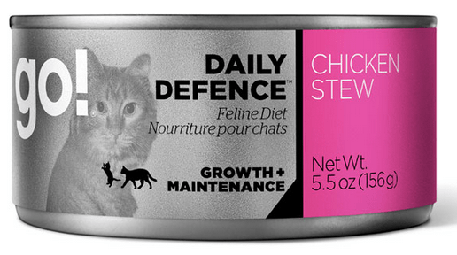 Petcurean Go! Daily Defence Chicken Stew Canned Cat Food