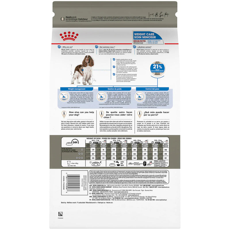 Royal Canin Medium Weight Care Dry Dog Food