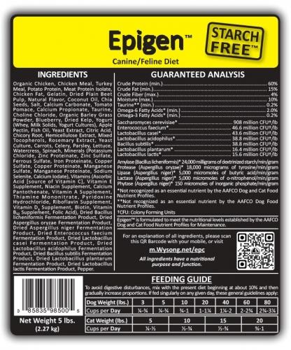 Wysong Epigen Original Canine and Feline Diet Dry Food