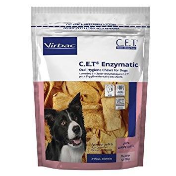 C.E.T. Enzymatic Oral Hygiene Chews for Dogs