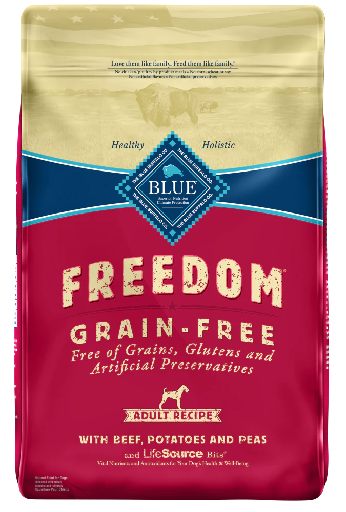 Blue Buffalo Freedom Grain-Free Adult Beef Recipe Dry Dog Food