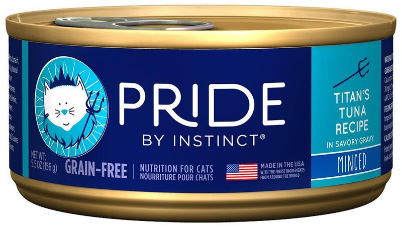 Nature's Variety Pride by Instinct Minced Titan's Tuna Canned Cat Food