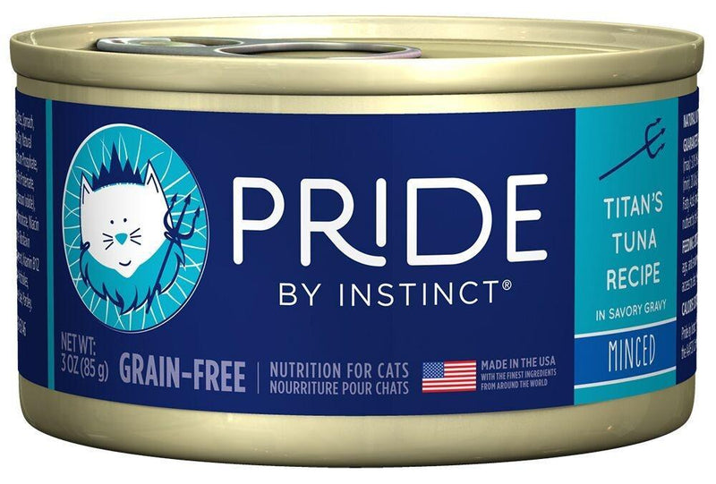 Nature's Variety Pride by Instinct Minced Titan's Tuna Canned Cat Food