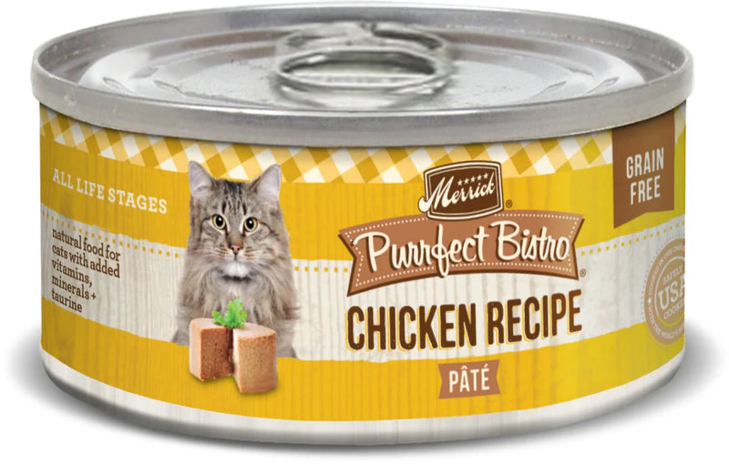 Merrick Purrfect Bistro Chicken Pate Grain Free Canned Cat Food