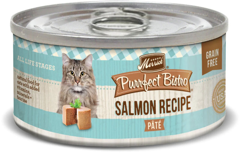 Merrick Purrfect Bistro Salmon Pate Grain Free Canned Cat Food