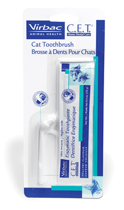 Virbac C.E.T. Toothbrush with Toothpaste Packet for Cats