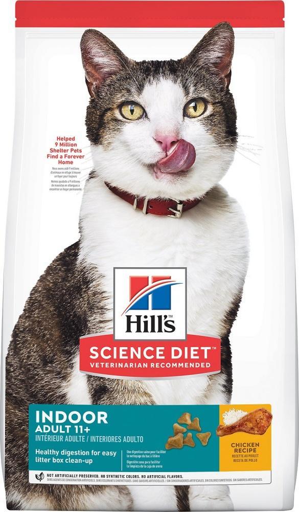 Hill's Science Diet Adult 11+ Indoor Chicken Recipe Dry Cat Food