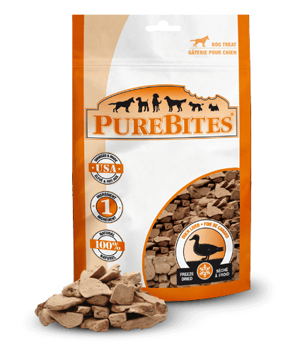 PureBites Freeze Dried Duck Dog Treats