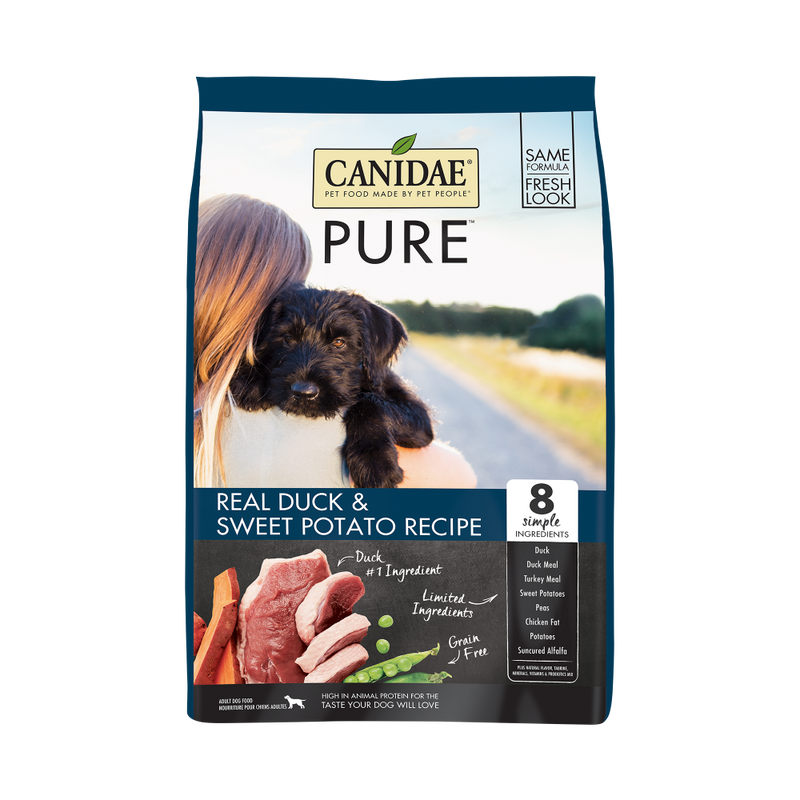 Canidae Grain Free PURE Duck & Sweet Potato Recipe Dry Dog Food