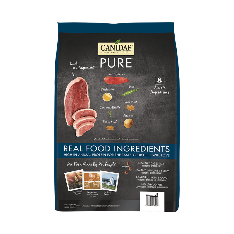 Canidae Grain Free PURE Duck & Sweet Potato Recipe Dry Dog Food