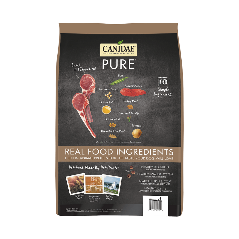 Canidae Grain Free PURE Lamb & Pea Recipe Dry Dog Food