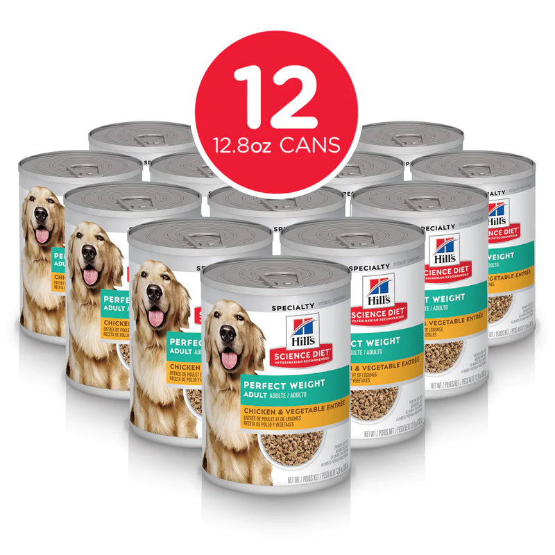 Hill's Science Diet Perfect Weight Chicken & Vegetable Entree Canned Dog Food